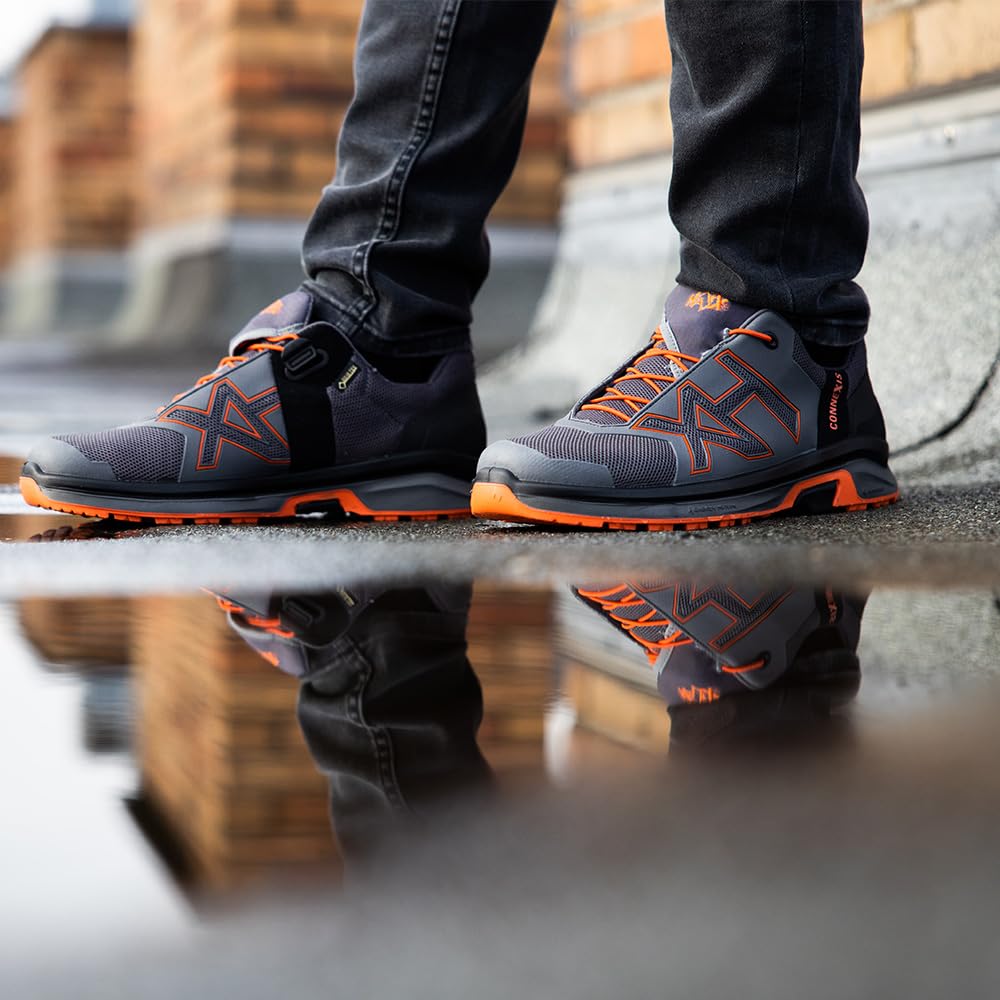 haix-connexis-go-gtx-low-freizeitschuh-grau-orange image 3