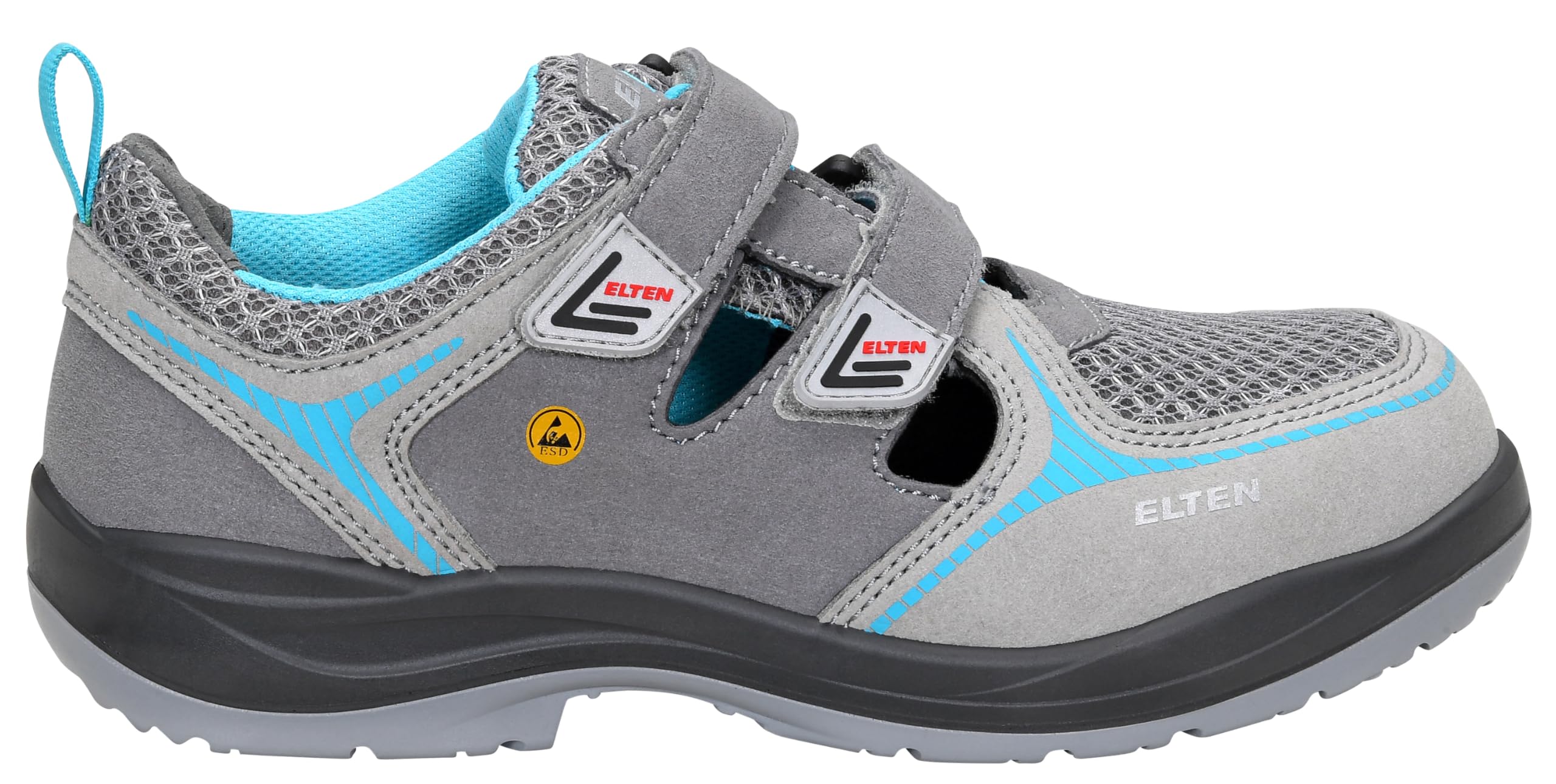elten-trainers-mila-aqua-easy-esd-sandale-40-eu-schmal-grau-lederfrei image 2