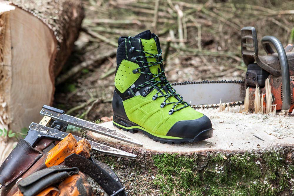 haix-protector-ultra-schnittschutzschuh-lime-green-gore-tex image 2