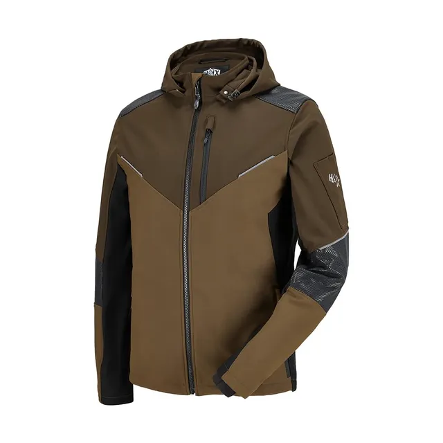 haix-enforce-flextreme-softshell-jacket-gr-xs-braun-wasserabweisend image 1