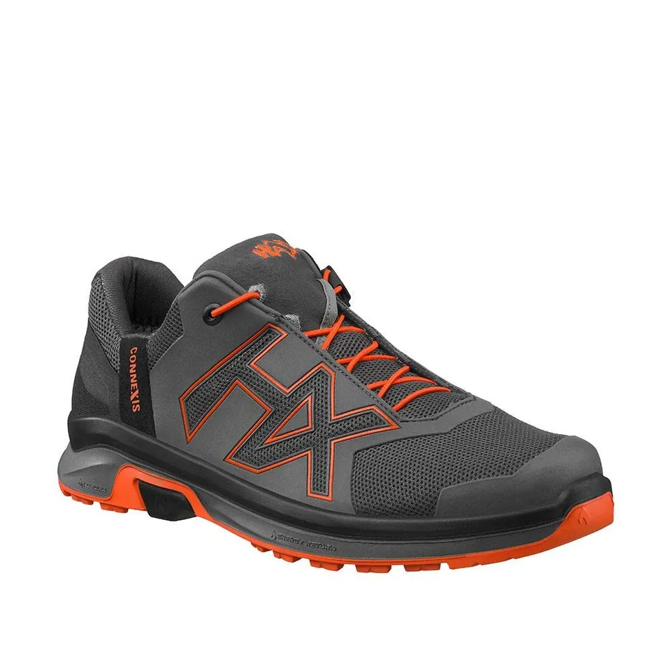 haix-connexis-go-gtx-low-freizeitschuh-grau-orange image 1