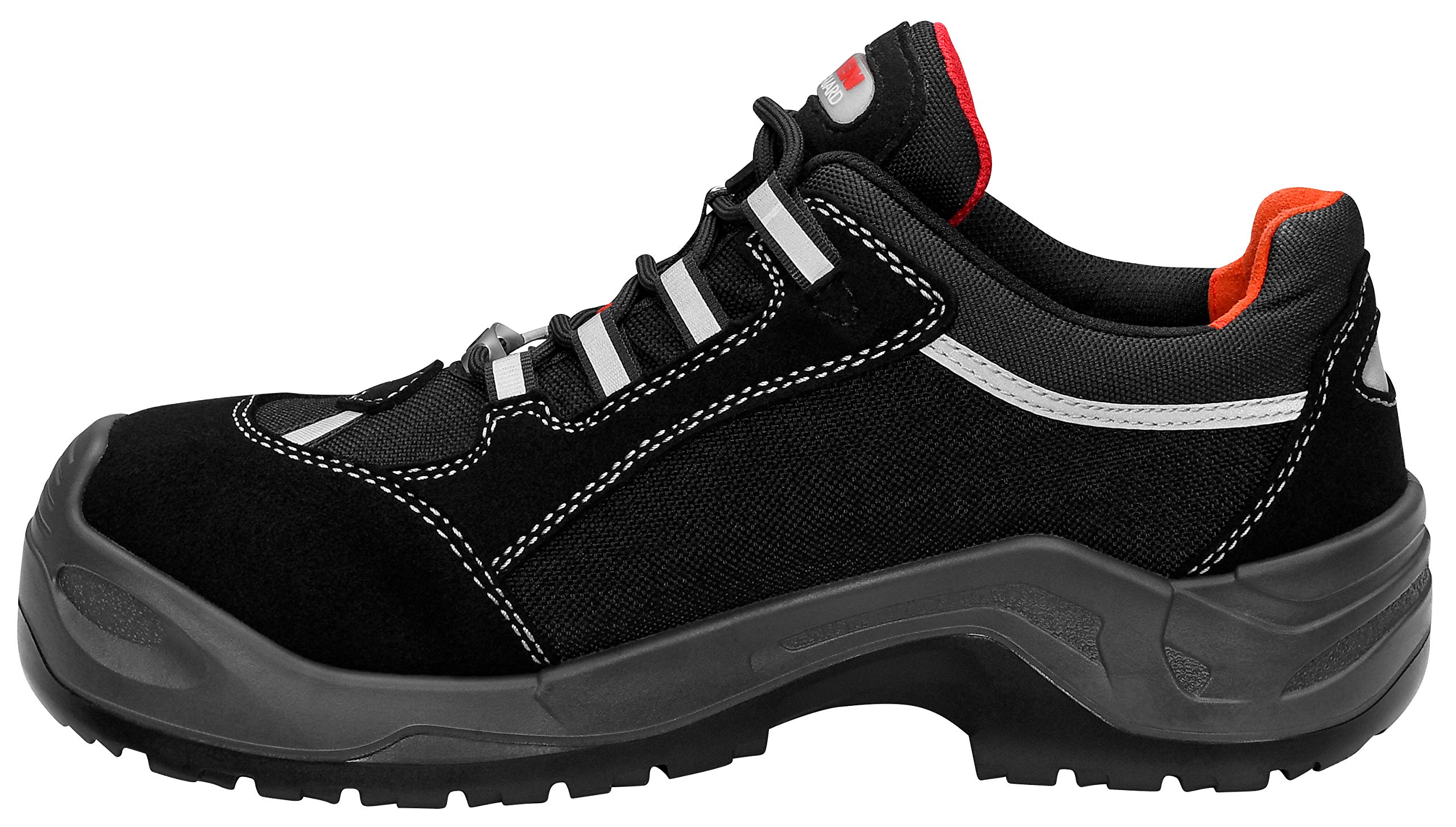 elten-senex-al-esd-s3-halbschuh-gr-38-weit-schwarz-rot image 3