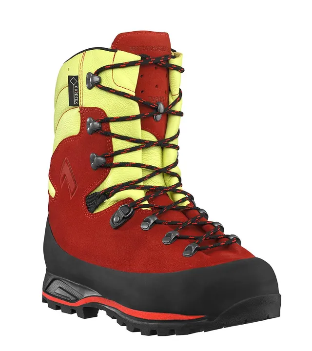 haix-protector-forest-2-0-schnittschutzstiefel-rot-gelb image 1