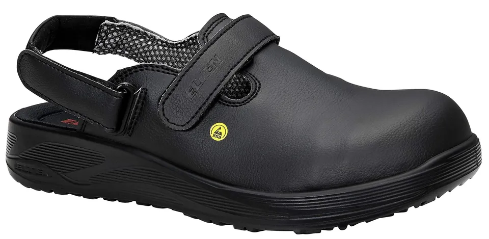elten-white-michel-black-esd-sb-sicherheitsclog-schwarz image 1