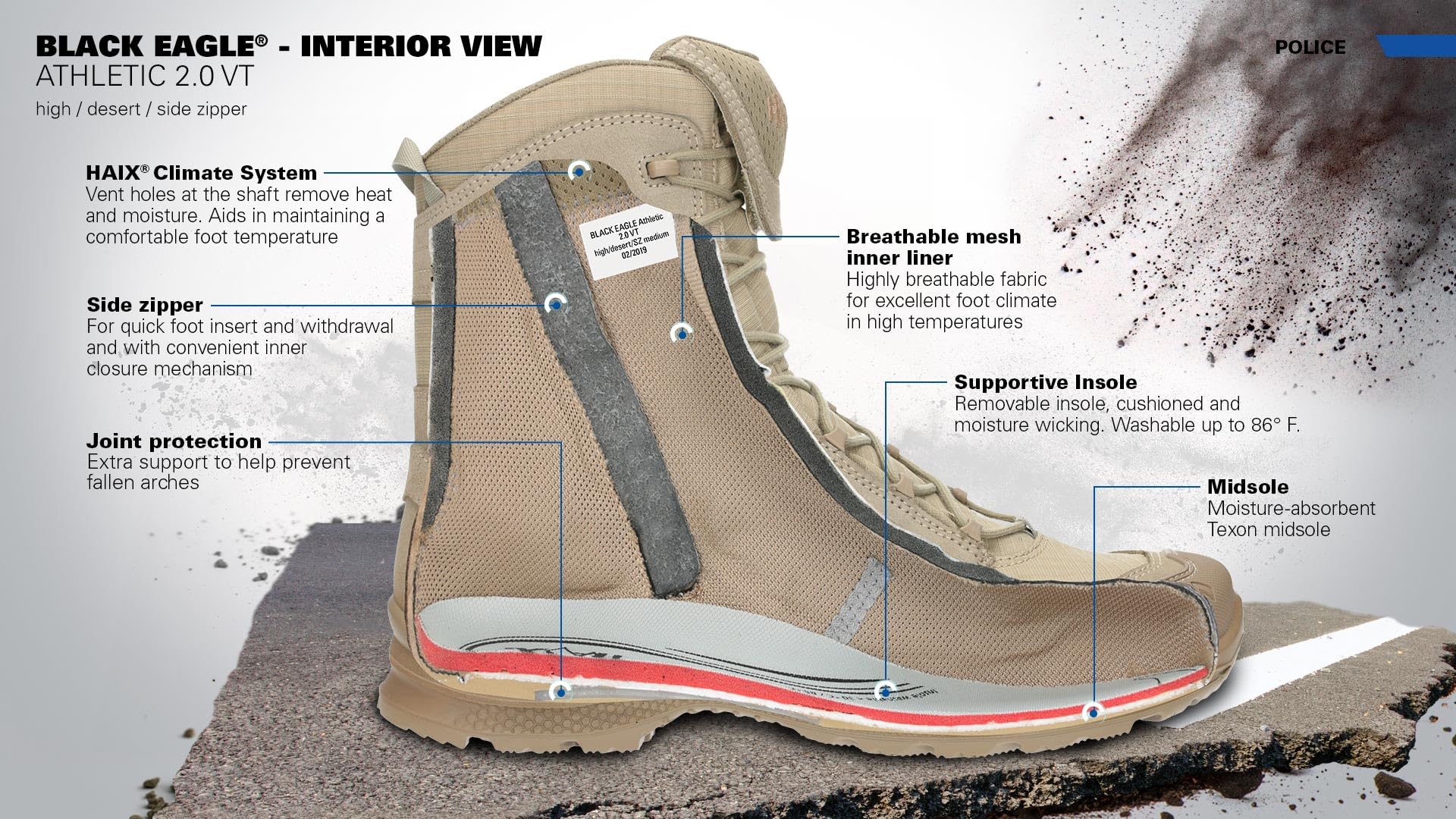 haix-black-eagle-athletic-2-0-v-t-high-einsatzstiefel-gr-44-desert image 8