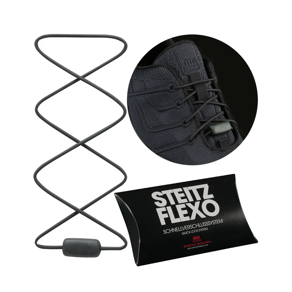 steitz-secura-vd-flexo-schn-rung-gummi-schn-rsenkel-schwarz image 1