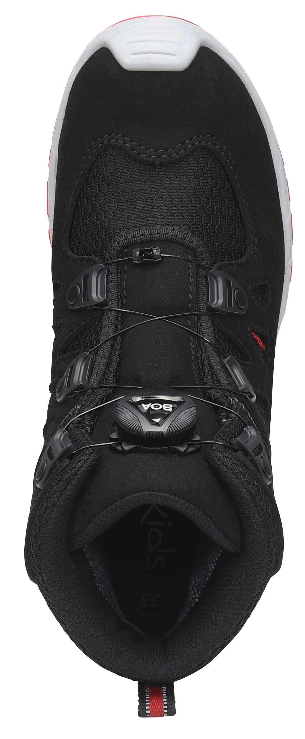 elten-maddox-kids-boa-black-red-mid-kinderstiefel-gr-30-wasserd image 6