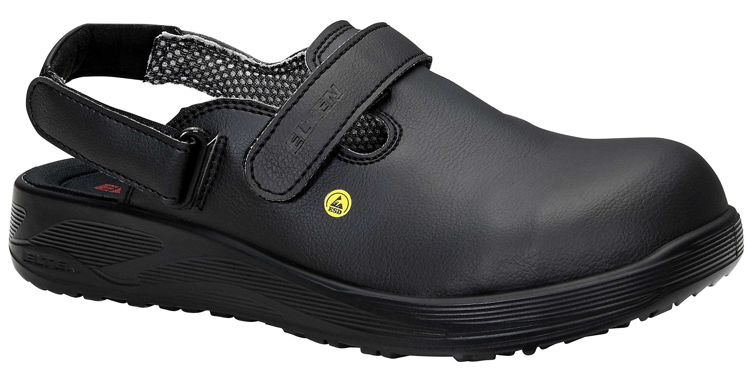 elten-white-michel-black-esd-sb-sicherheitsclog-schwarz image 1