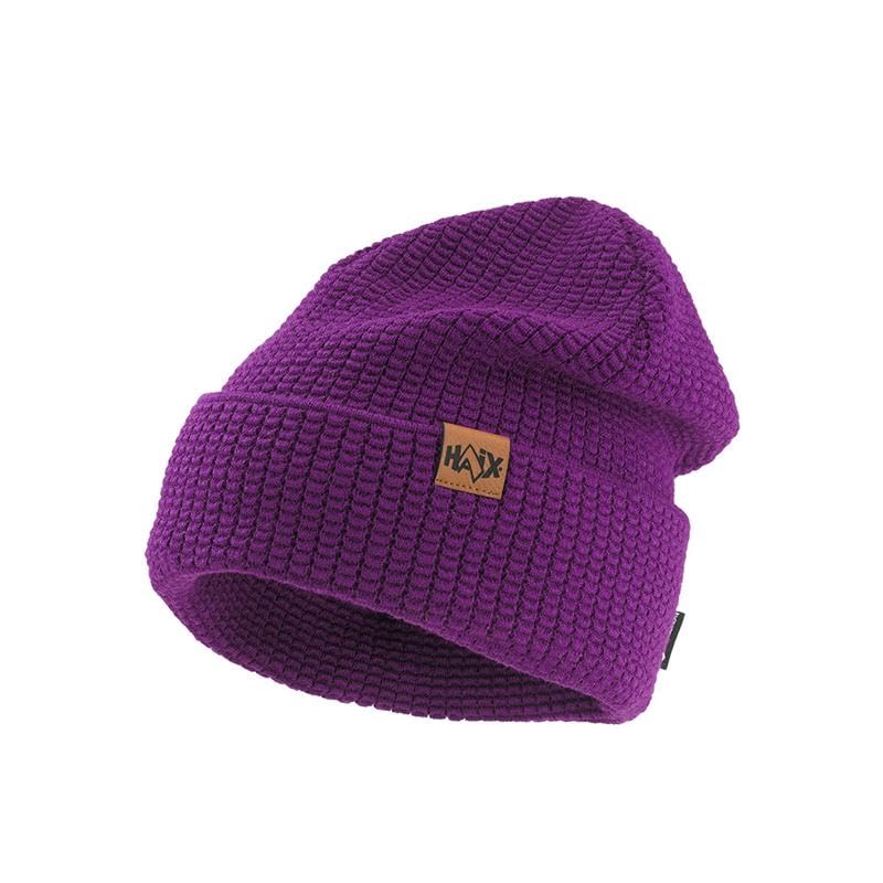 haix-black-eagle-beanie-m-tze-purple-strick-warm image 1