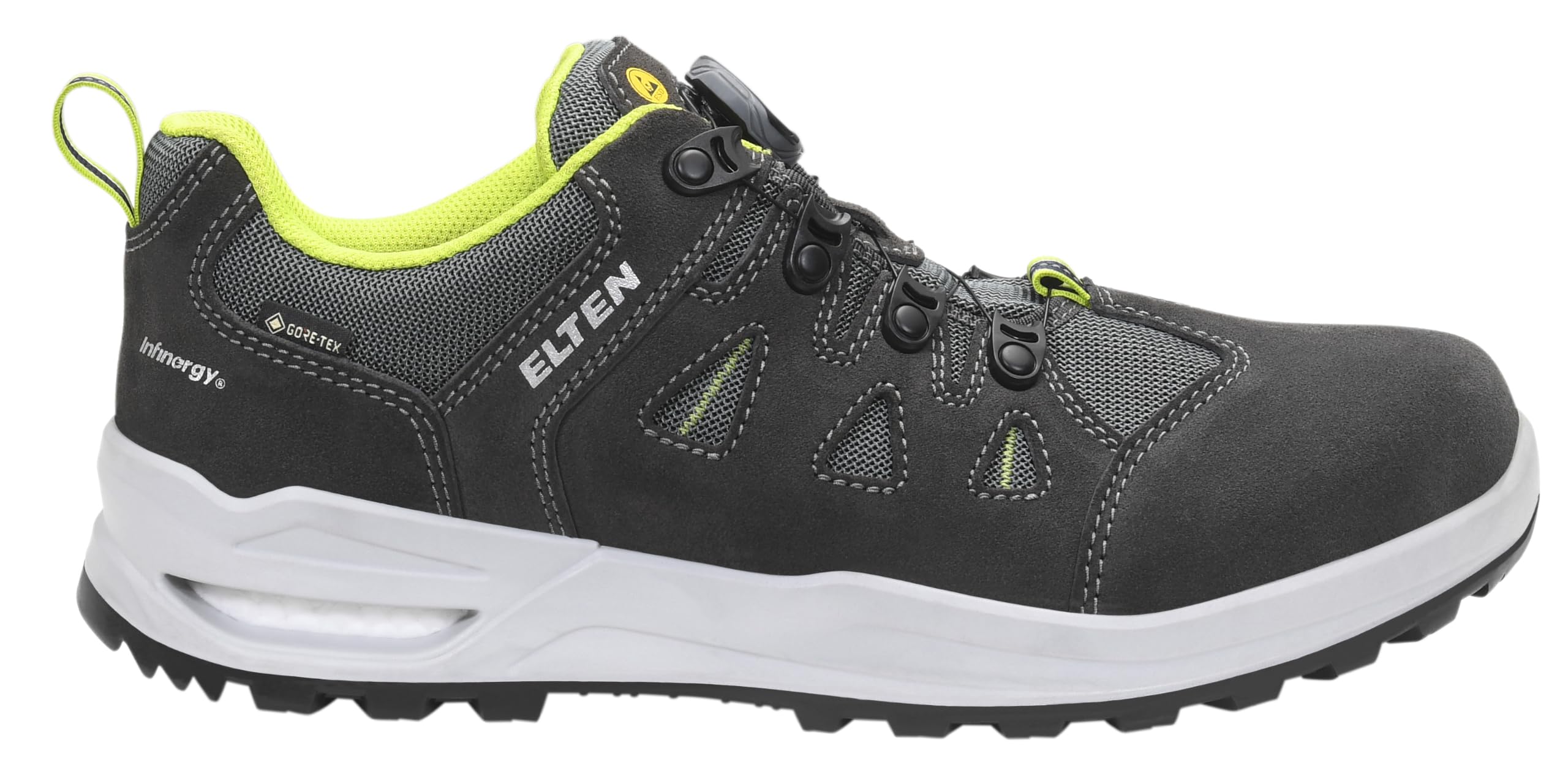 elten-riley-xxf-boa-gtx-grey-lime-low-esd-o2-berufsschuh-gr-40-wr image 2