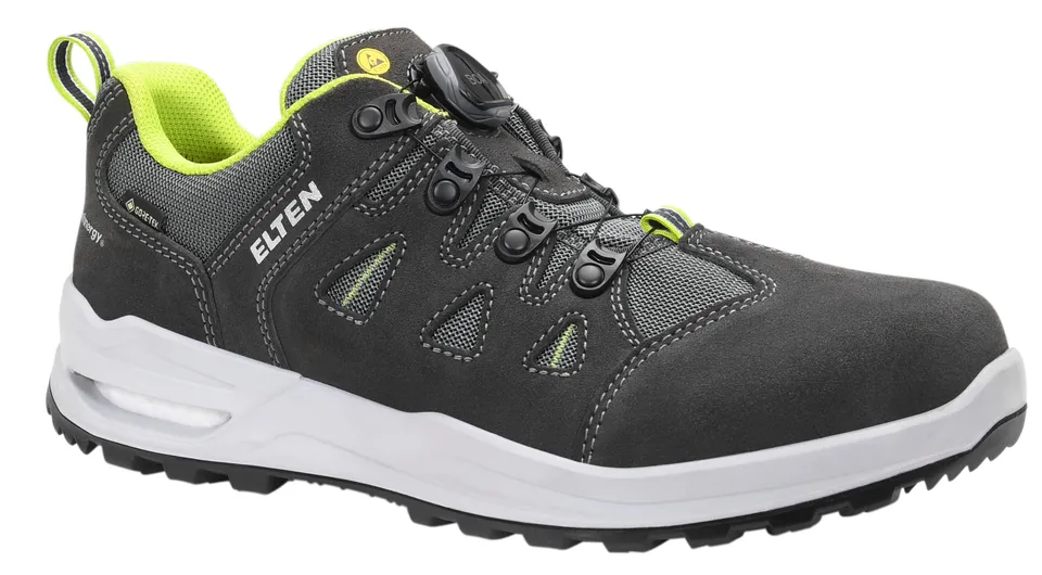 elten-riley-xxf-boa-gtx-grey-lime-low-esd-o2-berufsschuh-gr-40-wr image 1
