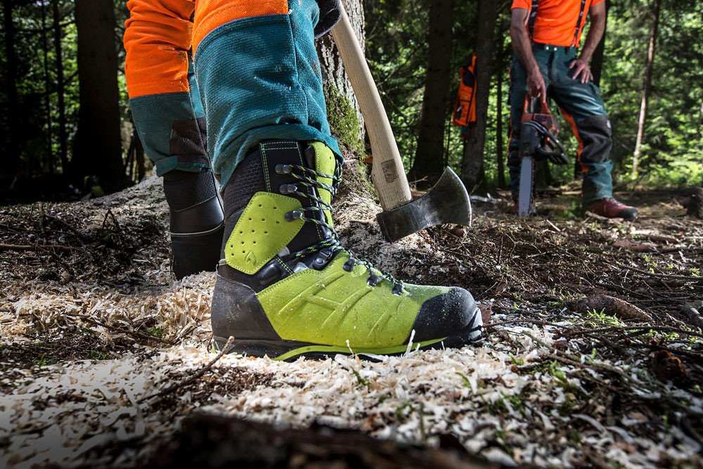 haix-protector-ultra-schnittschutzschuh-lime-green-gore-tex image 5