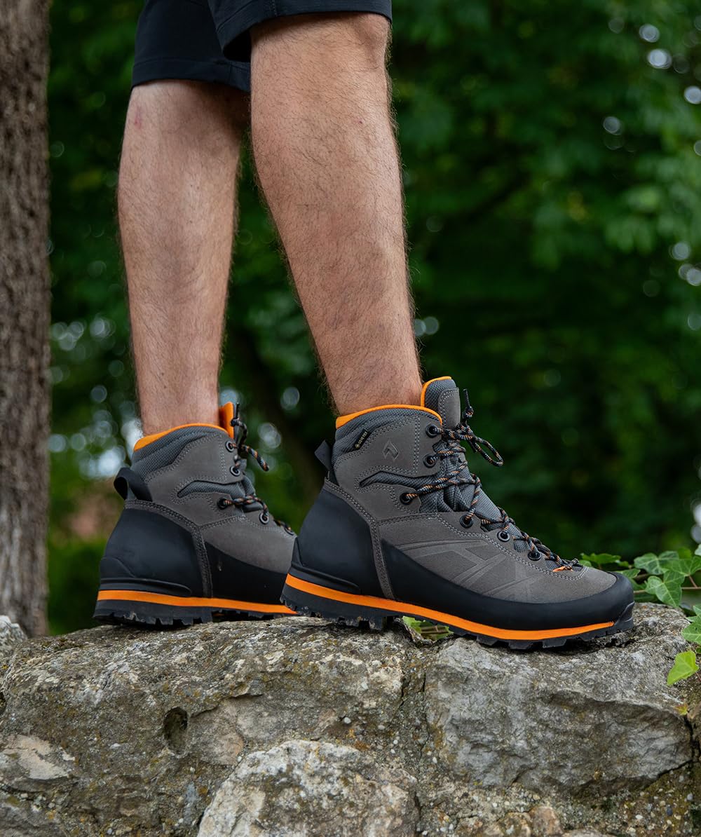 haix-ramble-gtx-grey-orange-wanderschuh-wasserdicht-gr-43 image 2