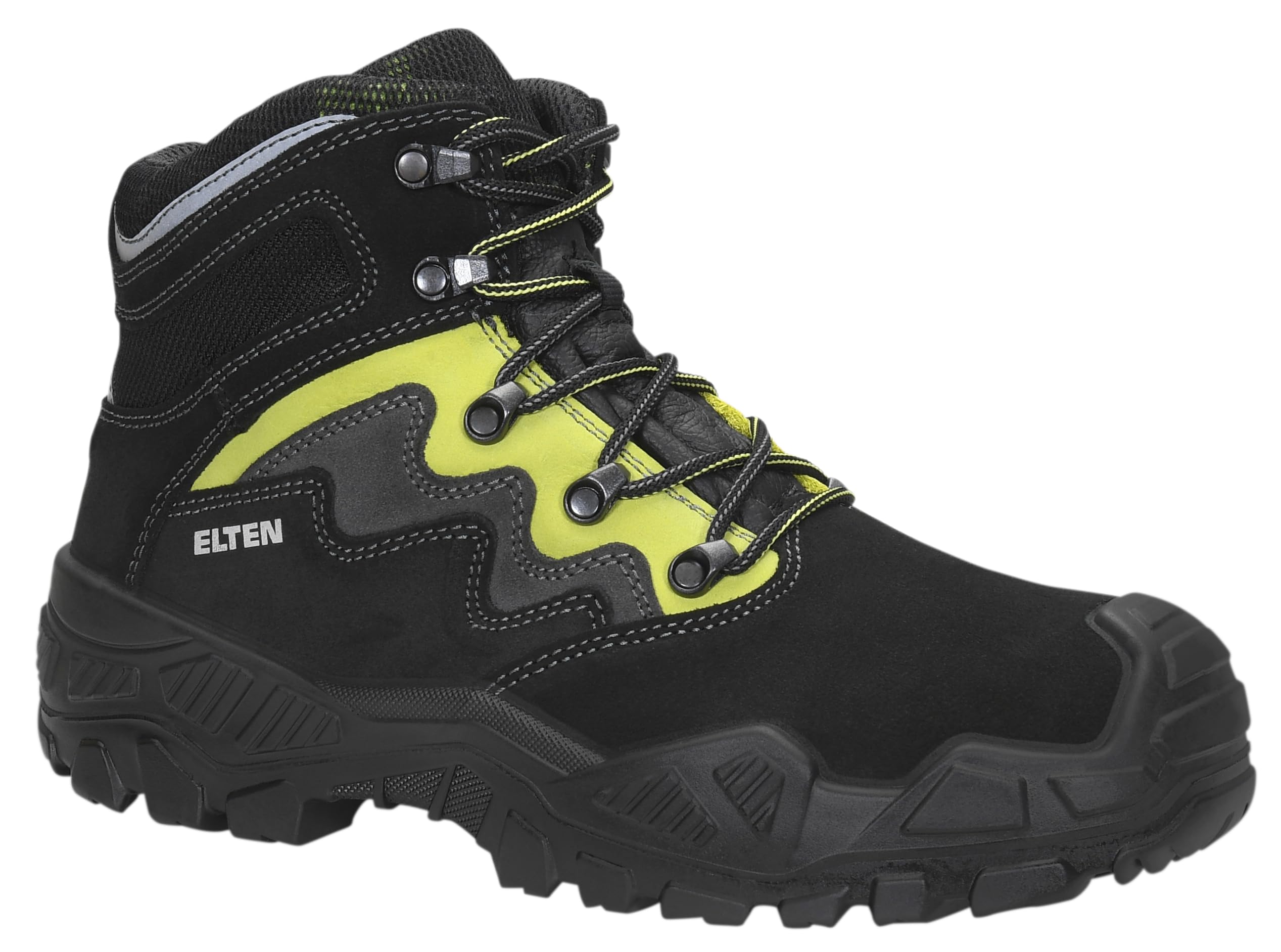 elten-wellmaxx-mick-sicherheitsschn-rstiefel-gr-43-schwarz-gr-n-s3s image 1