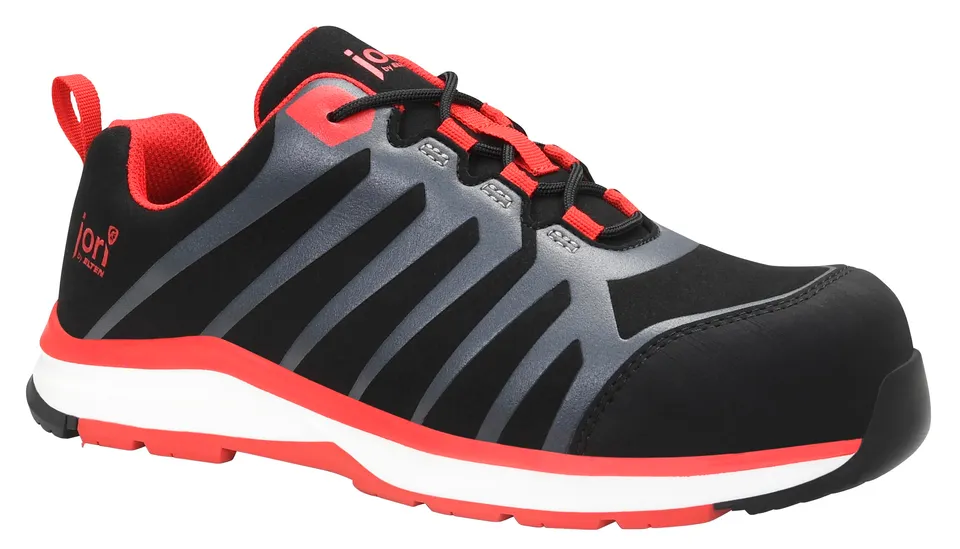 elten-trainers-jo-rapid-black-red-low-esd-s3s-schuh-43 image 1