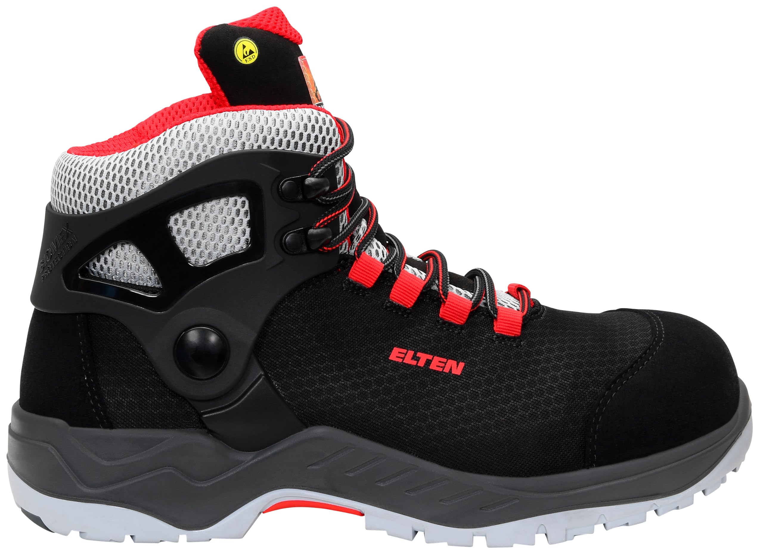 elten-biomex-arturo-s3s-sicherheitsstiefel-gr-43-schwarz-rot image 2