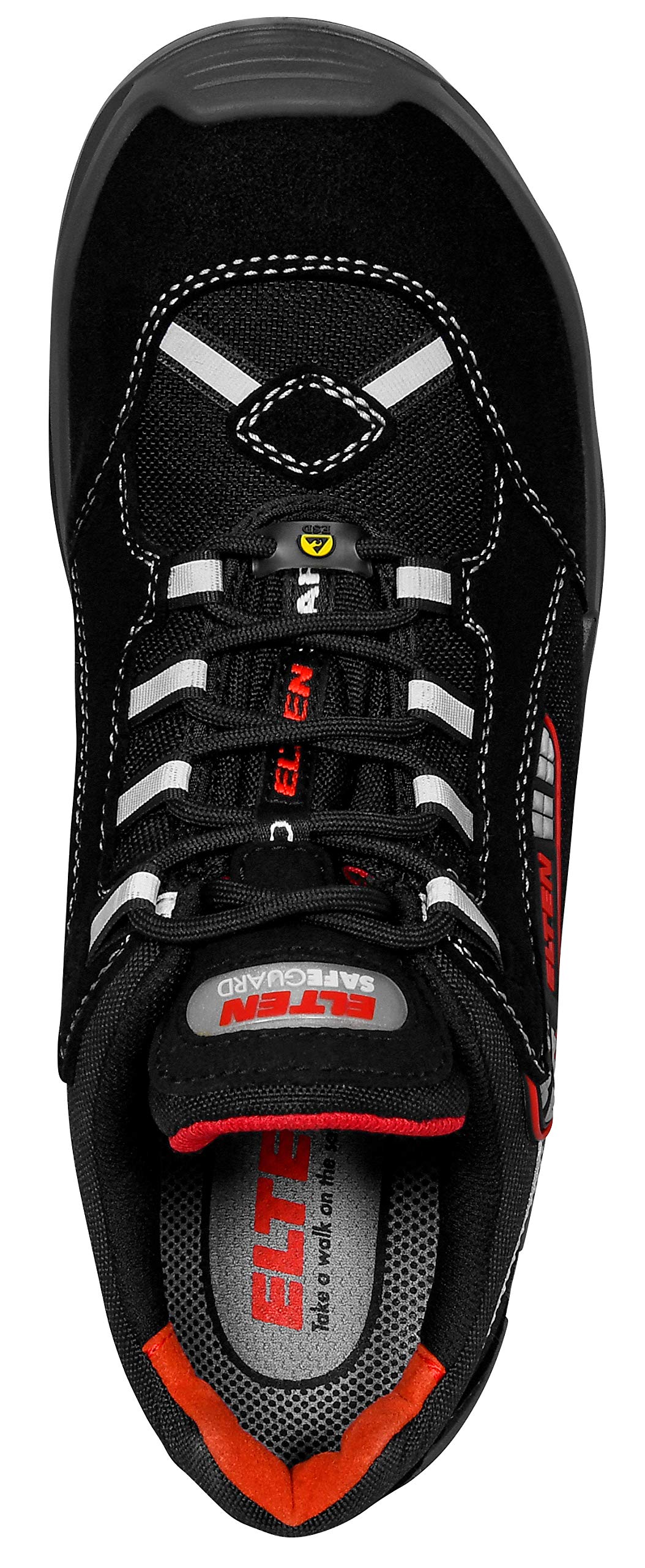 elten-senex-al-esd-s3-halbschuh-gr-38-weit-schwarz-rot image 6